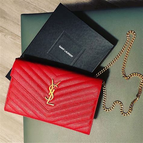 red ysl|red ysl clutch.